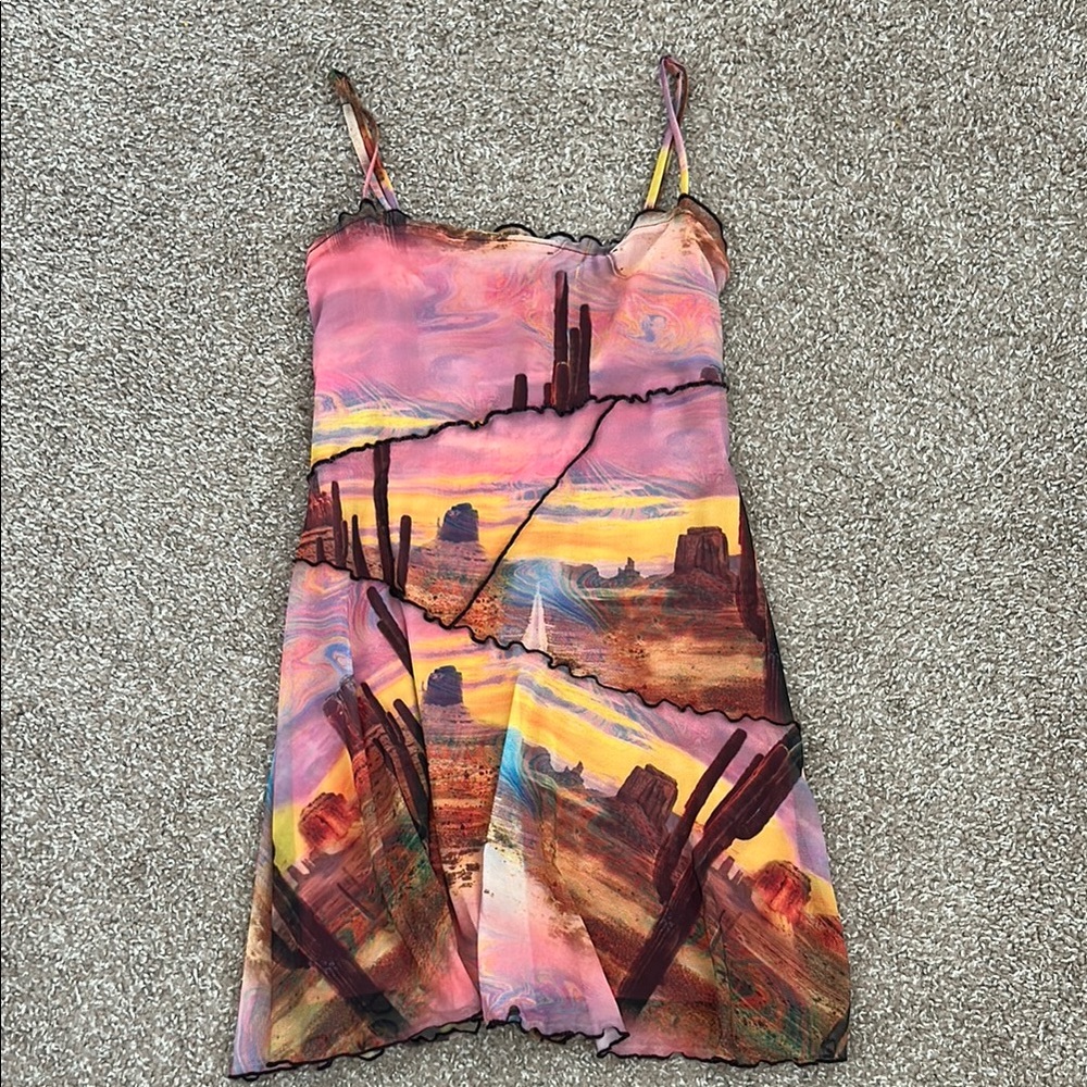 Urban outfitters patchwork Arizona western dress